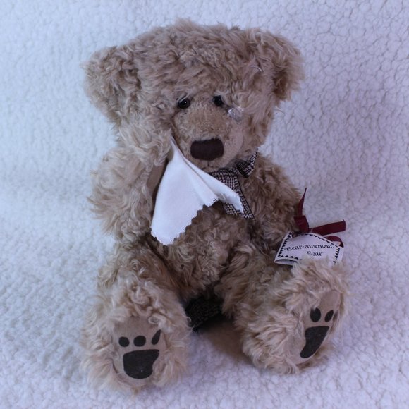 RUSS BERRIE THORNBURY BEAR-EAVEMENT Plush 7" Bereavement Teddy Bear‎ with Tear - Picture 5 of 6